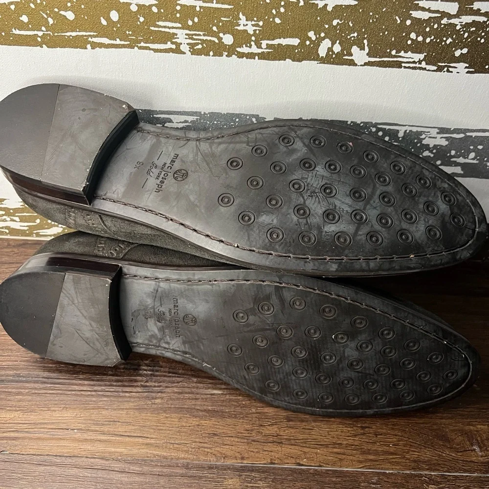 Marc Joseph Gold Suede
